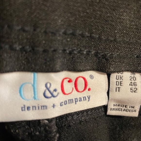 Denim & Co. Cozy Touch Denim Regular Pull On Jeggings 16 (9998) - Picture 6 of 6